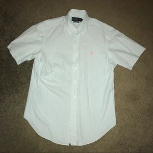 Ralph Lauren seersucker short sleeve button down